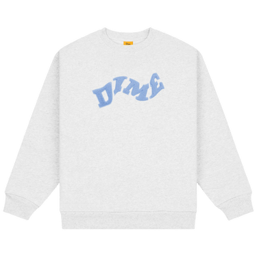 Buy Dime College Crewneck Sweater 'Ash' - DIMEFA2423ASH | GOAT