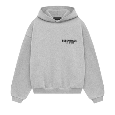 Fear of God Essentials Kids Fleece Hoodie 'Light Heather Grey'