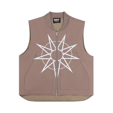 Pleasures Goat Padded Vest 'Beige'