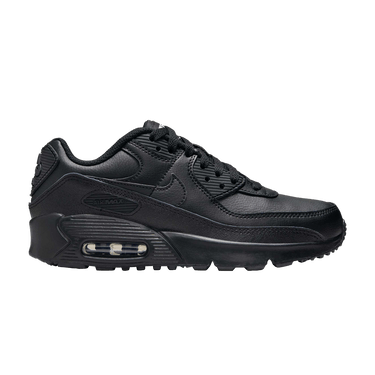 Nike Air Max 90 Leather GS 'Triple Black'