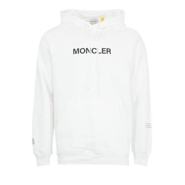 Buy Moncler Genius x Fragment Cartoon Logo Hoodie 'White' - 8G000
