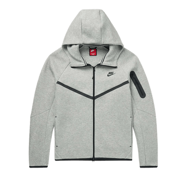 Nike Tech Full Zip Windrunner Hoodie 'Dark Grey Heather/Black'