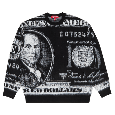 Buy Supreme Money Sweater 'Black' - SS25SK22 BLACK | GOAT