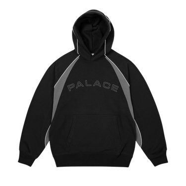 Palace Piped Panel Hood 'Black'