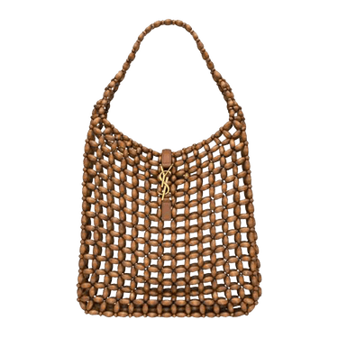Saint Laurent Le 5 À 7 Beaded Bag 'Light Wood'