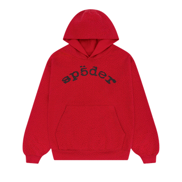 Buy Sp5der Vvs Hoodie 'Red' - 02406 1SS2504SVHR RED | GOAT CA