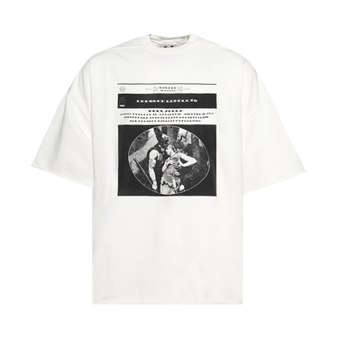 Tシャツ・カットソー Rick Owens DRKSHDW Woman T-Shirt Milk DS01E3204RNEP2 1109 DU01E3261-RNEP5-