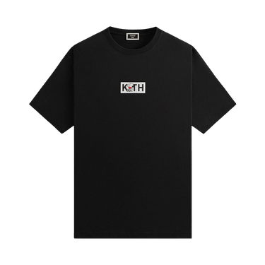 Kith For Peanuts Snoopy Classic Logo Tee 'Black'