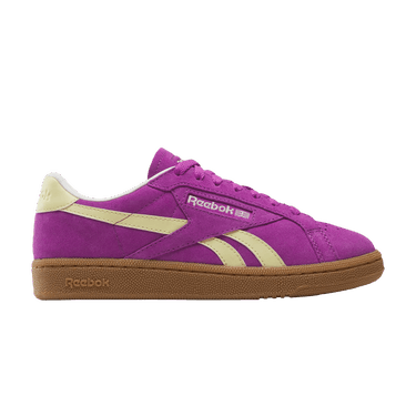 Reebok Wmns Club C Grounds UK 'Purple Rave Bleached Yellow'