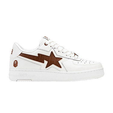 Bapesta Icon #1 M2 'Croc Pack - White Brown'