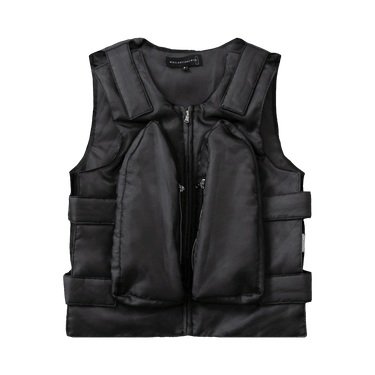 Who Decides War Organza Bullet Point Vest 'Coal'