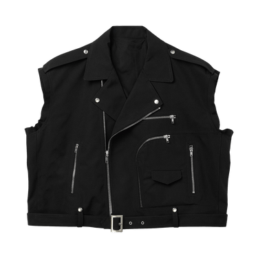 Rick Owens Bauhaus Stooges Cropped Vest 'Black'