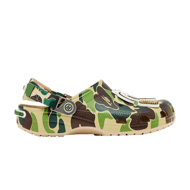 Crocs Classic Clog A Bathing Ape ABC Camo Green