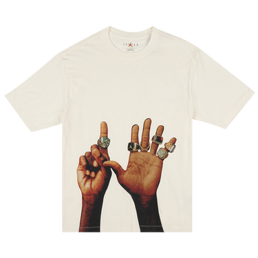 Air Jordan Flight MVP Rings T-Shirt 'Sail/Black'