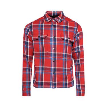 Rick Owens DRKSHDW Cropped Outershirt 'Red Plaid'