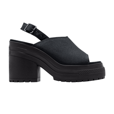 Converse Wmns Chuck 70 De Luxe Heel Platform Sandal 'Triple Black'