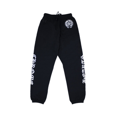 Buy Chrome Hearts Horseshoe Logo Sweatpants 'Black' - 01383
