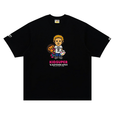 BAPE x KidSuper Milo Tee 'Black'