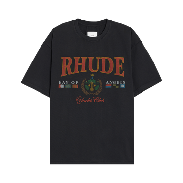 Rhude Bay Of Angels Yacht Tee 'Vintage Black'