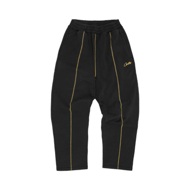 Buy Corteiz Hmp Open Hem Sweatpant 'Black/Yellow' - CRTZ0515 274