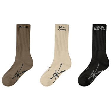 Buy Cactus Jack by Travis Scott T-Rexx Sock (3 Pack) 'Multicolor