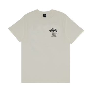 【Stussy】 brew Pigment Dyed T-Shirt Natural Stussy 100% Pigment Dyed T-Shirt - Natural | Flatspot