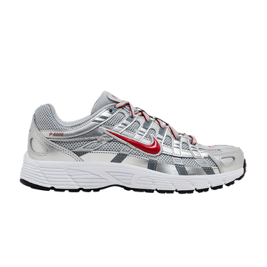 Nike P-6000 GS 'Metallic Silver Gym Red'