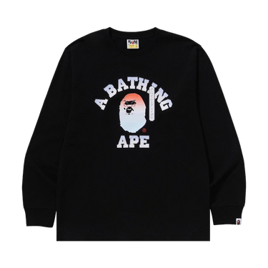 BAPE Kabuki Head Long-Sleeve Tee 'Black'
