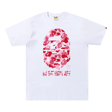 BAPE ABC Camo By Bathing Ape Tee 'White/Pink'