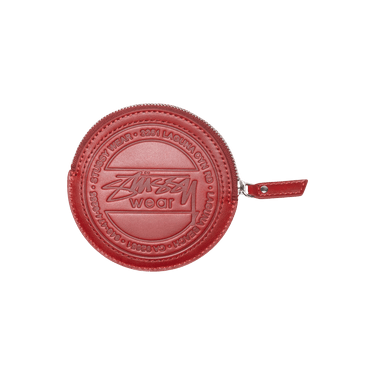 Buy Stussy Surf Dot Leather Pouch 'Fire Red' - 136141 FIRE | GOAT