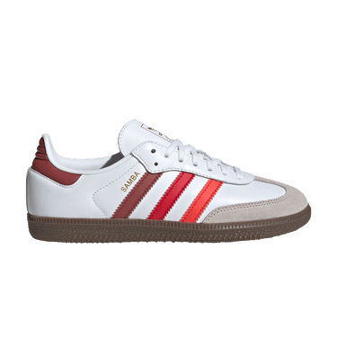 adidas Samba OG J 'White Scarlet Gradient'