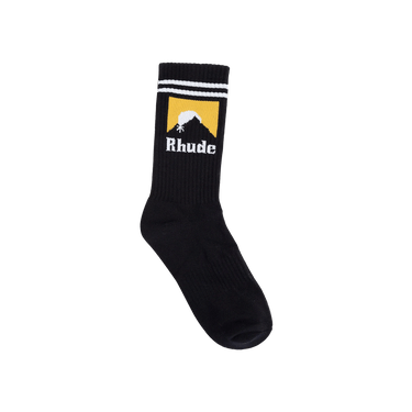 Rhude Striped Moonlight Sock 'Black/White/Yellow'