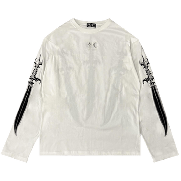 Buy Thug Club Arab Sword Long-Sleeve 'White' - TC24TS1801 | GOAT