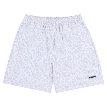 Pleasures Leopard Active Shorts 'White'