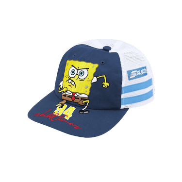【Supreme x SpongeBob】Jeff Hamilton Mesh Back 6-Panel★25SS Supreme SpongeBob SquarePants Jeff Hamilton Mesh Back 6