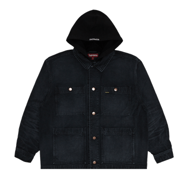 ジャケット・アウター Supreme Worn Hooded Chore Coat Denim Supreme Worn Hooded Chore Coat (SS25) - $318