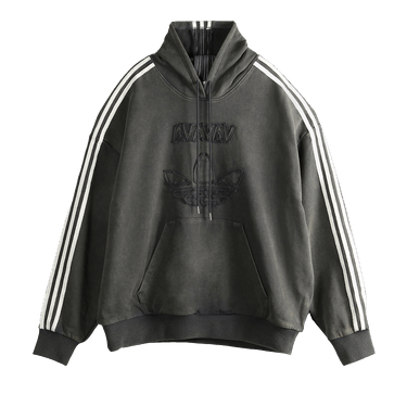 adidas x Avavav Shoulderless Hoodie 'Carbon'