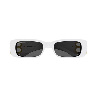 Balenciaga Rectangular Sunglasses 'White/Gold'