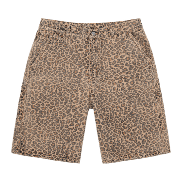 パンツ supreme Velvet Work short leopard 32 Supreme Velvet Work Short (SS19) - $148