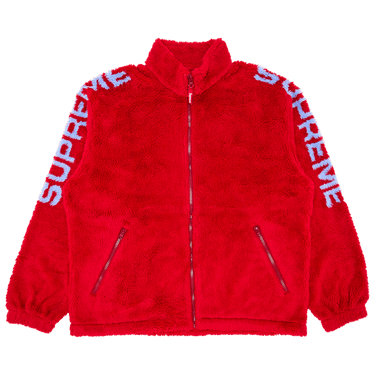 ■その1/8　新品supreme 15AW Fleece ネックウォーマー赤 Supreme The North Face Arc Logo Denali Fleece Jacket Red 赤