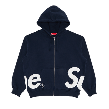 紺　Supreme S Logo Zip Up Hooded Sweat supreme small box logo zip up hoodie hooded sweatshirt navy XL