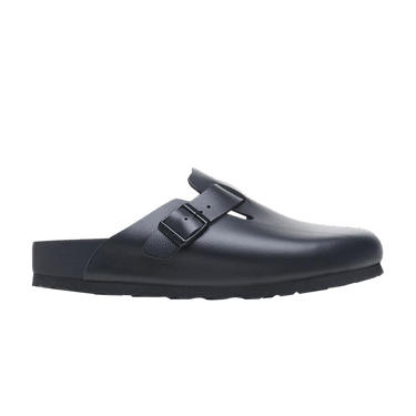Birkenstock Boston Smooth Leather Narrow 'Black'