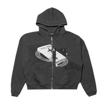 Enfants Riches Déprimés Holy Bible Assemblage Baggy Zip Hoodie 'Black'