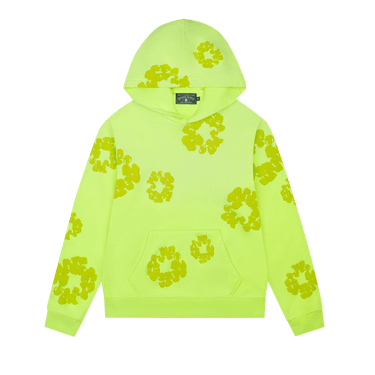 ［完全正規品］Denim Tears Hoodie Neon Green Buy Denim Tears Mono Cotton Wreath Hoodie 'Neon Green