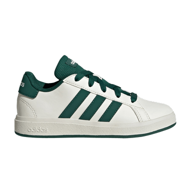 adidas Grand Court Lace-Up K 'Off White Collegiate Green'