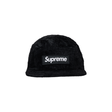 帽子 Supreme GOODENOUGH Rayon Pile Camp Cap Supreme GOODENOUGH Crushed Rayon Pile Camp Cap (SS25) - $58
