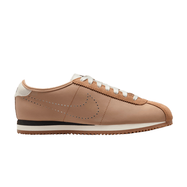 Nike Wmns Cortez Leather 'Pale Shale Perforated Swoosh'