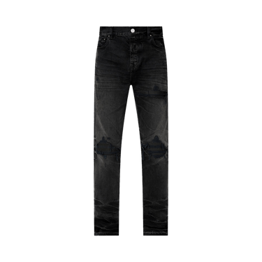 Amiri Leather Straight MX1 Jean 'Vintage Black'