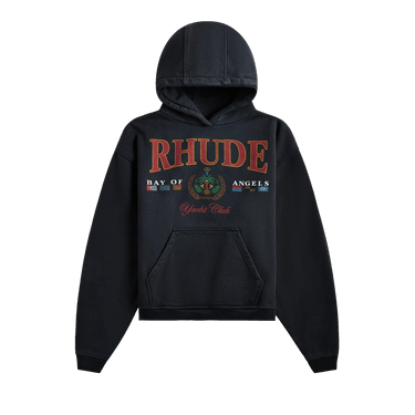 Rhude Bay of Angels Yacht Hoodie 'Vintage Black'