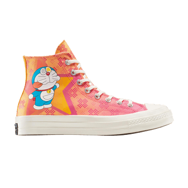 Doraemon x Converse Chuck 70 High 'Habanero Gold Flamingo'